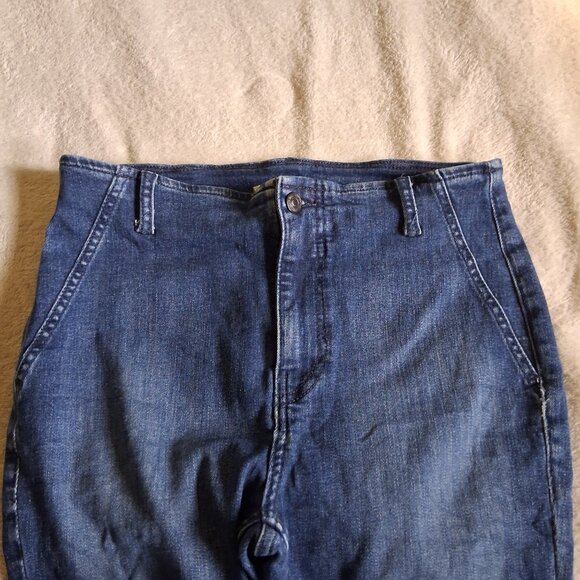 We the Free Women's Size 29 Level Up Slit Bootcut Medium Wash Jeans - Picture 5 of 14